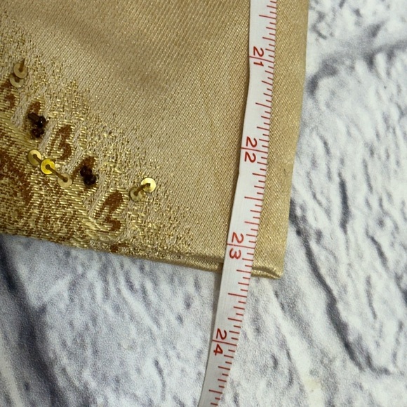 ANAGE Gold Embellished Jacket. Vintage Dry Clean Only Size Small Pre-Owned - Picture 10 of 15